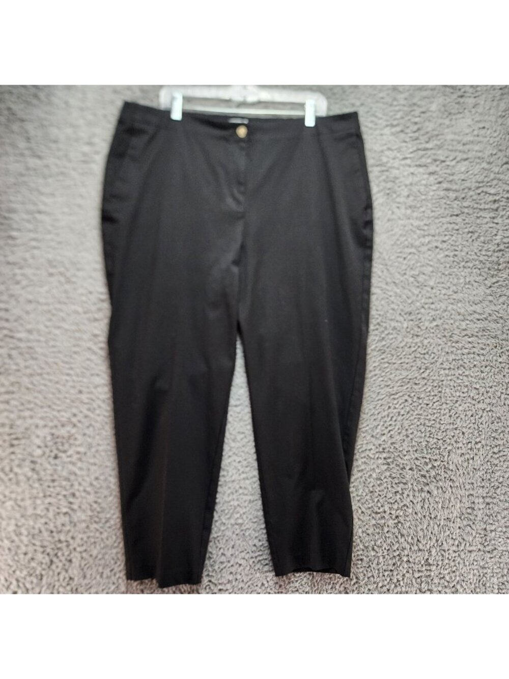 J. Jill Pants Womens 20 Black Stretch Polyester Blend Trousers